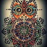 мандала тату эскизы в цвете - рисунок для татуировки от 02052016 2