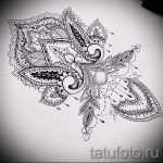 мандала тату эскизы на запястье - рисунок для татуировки от 02052016 1