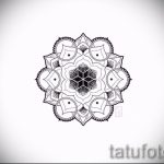 мандала тату эскизы на запястье - рисунок для татуировки от 02052016 4