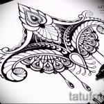 мандала тату эскизы - рисунок для татуировки от 02052016 33