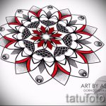мандала тату эскизы - рисунок для татуировки от 02052016 35