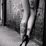 тату бантики на ногах сзади фото - фото пример готовой татуировки 02052016 3