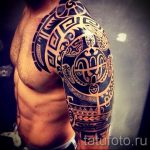 тату для парней на плече - фото пример 9