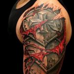 тату доспехи гладиаторов - пример готовой татуировки от 16052016 8