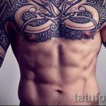 тату доспехи на груди - пример готовой татуировки от 16052016 10