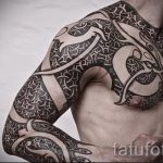 тату доспехи на груди - пример готовой татуировки от 16052016 9