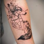 тату лиса геометрическая - фото классной татуировки от 03052016 7