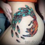 тату лиса для девушек - фото классной татуировки от 03052016 5