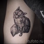 тату лиса дотворк - фото классной татуировки от 03052016 1