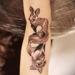 тату лиса и заяц - фото классной татуировки от 03052016 2