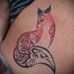 тату лиса на бедре - фото классной татуировки от 03052016 3