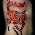 тату лиса на боку - фото классной татуировки от 03052016 4