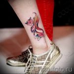 тату лиса на ноге - фото классной татуировки от 03052016 13