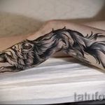 тату лиса на ноге - фото классной татуировки от 03052016 15