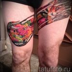 тату лиса на ноге - фото классной татуировки от 03052016 20