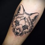 тату лиса на предплечье - фото классной татуировки от 03052016 6