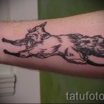 тату лиса на предплечье - фото классной татуировки от 03052016 7