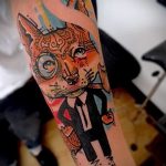тату лиса на предплечье - фото классной татуировки от 03052016 8