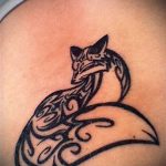 тату лиса трайбл - фото классной татуировки от 03052016 1