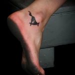тату лисы на ноге у девушек - фото классной татуировки от 03052016 1