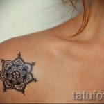 тату маленькая мандала - фото пример готовой татуировки от 01052016 1