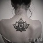 тату мандала лотос - фото пример готовой татуировки от 01052016 1
