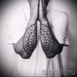тату мандала на руке - фото пример готовой татуировки от 01052016 47