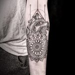 тату мандала на руке - фото пример готовой татуировки от 01052016 6