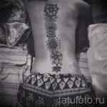тату мандала на спине - фото пример готовой татуировки от 01052016 18