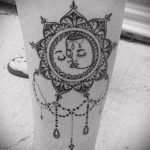 тату мандала солнце - фото пример готовой татуировки от 01052016 2