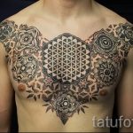 тату мандалы мужские - фото пример готовой татуировки от 01052016 10