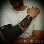 тату мандалы мужские - фото пример готовой татуировки от 01052016 11