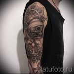 тату мандалы мужские - фото пример готовой татуировки от 01052016 5