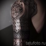 тату рукав доспехи - пример готовой татуировки от 16052016 3