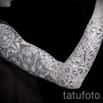тату рукав мандала - фото пример готовой татуировки от 01052016 22
