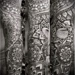 тату рукав мандала - фото пример готовой татуировки от 01052016 3