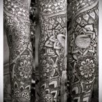 тату рукав мандала - фото пример готовой татуировки от 01052016 7