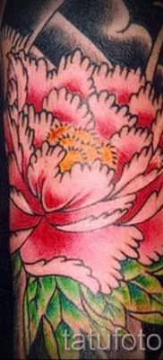 тату японский пион значение — фото пример татуировки от 15052016 2