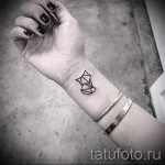 татуисунком лиса на запястье - фото классной татуировки от 03052016 2