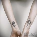 татуисунком лиса на запястье - фото классной татуировки от 03052016 4