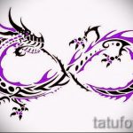 эскизы тату бесконечность - вариант рисунка для татуировки от 09052016 1089 tatufoto_ru