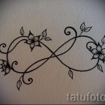 эскизы тату бесконечность на запястье - вариант рисунка для татуировки от 09052016 1099 tatufoto_ru