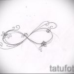 эскизы тату бесконечность на запястье - вариант рисунка для татуировки от 09052016 6104 tatufoto_ru