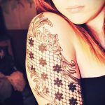Tattoo-Lochmuster - Foto Beispiel des fertigen Tätowierung 1