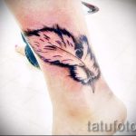 Tattoo auf Knöchel Frauen - cool Foto des fertigen Tätowierung 1