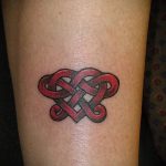 tattoo on her ankle heart 4