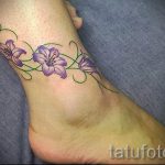 tattoo on her ankle lily 2
