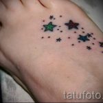 тату звезды на лодыжке - классные фото готовой татуировки 16