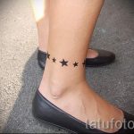 тату звезды на лодыжке - классные фото готовой татуировки 18