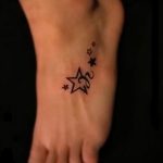 тату звезды на лодыжке - классные фото готовой татуировки 6
